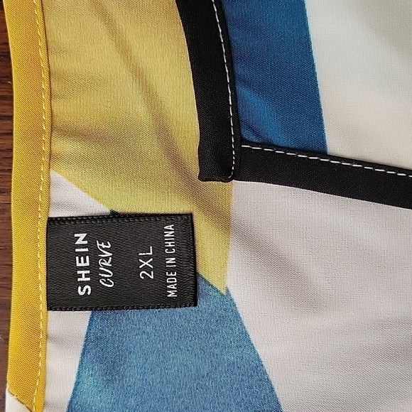 SHEIN Geometric Print Dress New Without Tags - Picture 4 of 5